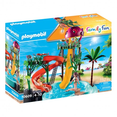 WATER PARK WITH SLIDE 70609 PLAYMOBIL