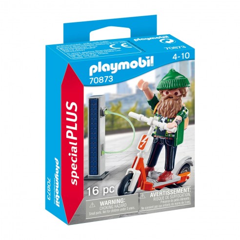 HIPSTER WITH E-SCOOTER 70873 PLAYMOBIL