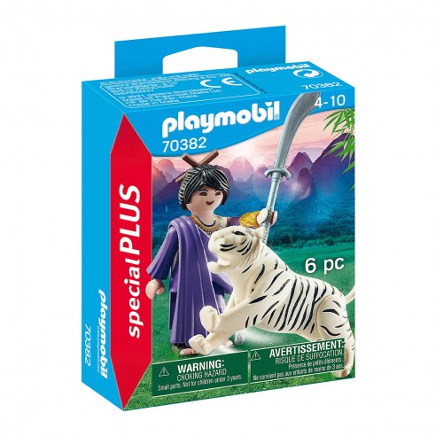 ASIAN FIGHTER WITH TIGER 70382 PLAYMOBIL