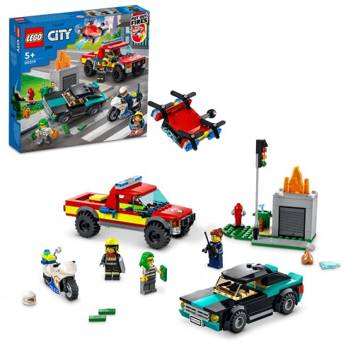 LEGO CITY 60319 LEGO CITY FIRE RESCUE...