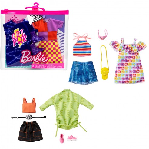 BARBIE PACK 2 ASSORTED FASHION LOOKS...