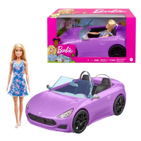 BARBIE DOLL AND HER CONVERTIBLE HBY29...