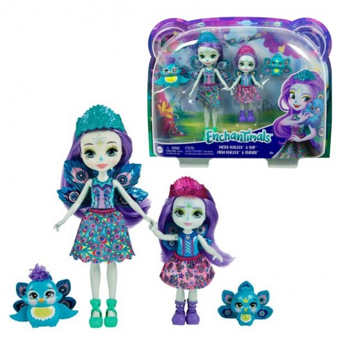 DOLL ENCHANTIMALS SISTERS PATTER AND...