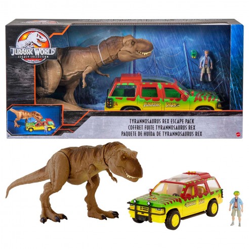DINOSAUR PACK T-REX AND VEHICLE GWN38...