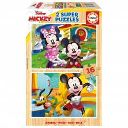 PUZZLE 2X16 MICKEY & MINNIE...