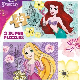 PUZZLE 2X25 DISNEY PRINCESS... 2
