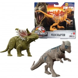 Figura Dinossauro Triceratops Jurassic World Mattel - HDX34