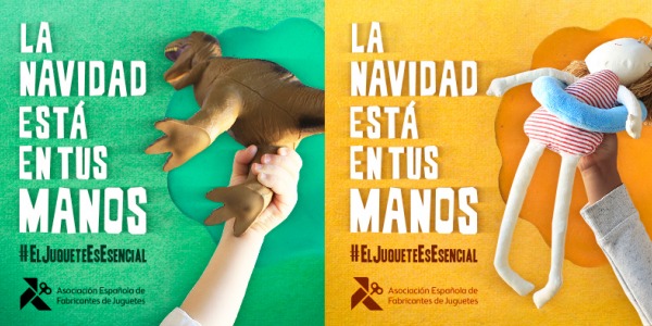  Christmas is in your hands - #ElJugueteEsEsencial - AEFJ Campaign